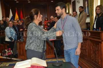 José Hernández toma posesión como nuevo concejal de Telde (Foto TA)