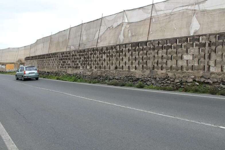 Tramo de la carretera de Melenara (Foto TA)