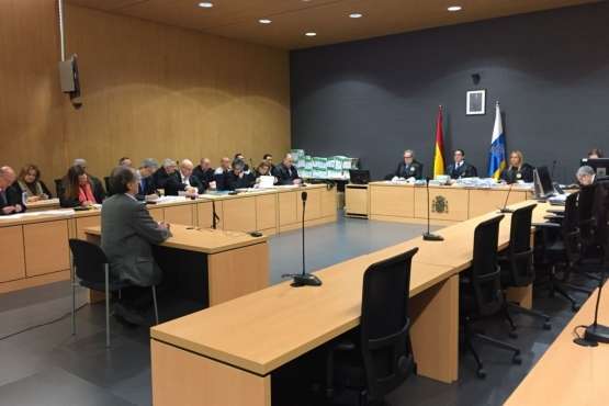 Séptima sesión de la vista oral del Caso Faycán-Telde (Foto TA)
