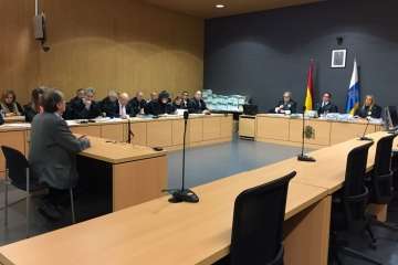 Séptima sesión de la vista oral del Caso Faycán-Telde (Foto TA)