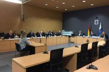 Séptima sesión de la vista oral del Caso Faycán-Telde (Foto TA)