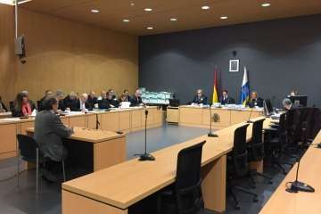 Séptima sesión de la vista oral del Caso Faycán-Telde (Foto TA)