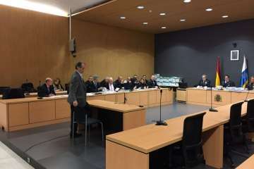 Séptima sesión de la vista oral del Caso Faycán-Telde (Foto TA)