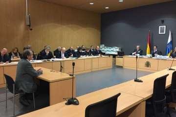 Séptima sesión de la vista oral del Caso Faycán-Telde (Foto TA)