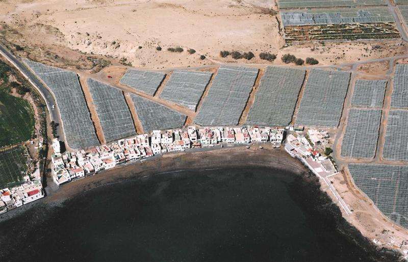 Archivo. Vista aérea del caserío costero (Foto TA)