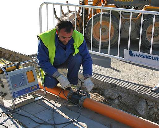 Archivo. Trabajos de canalización para el gas propanado (Foto TA)