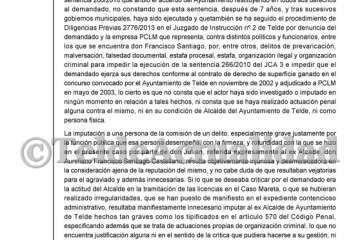 Sentencia condenatoria del empresario Julián Gómez del Castillo (Foto TA)