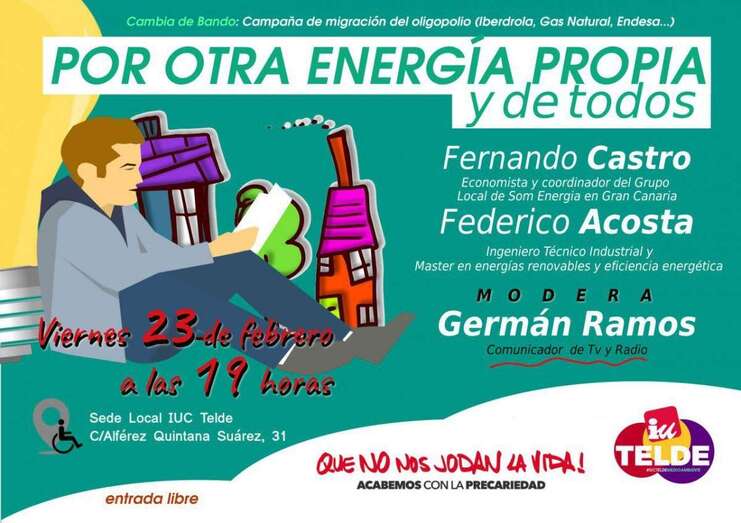 Cartel de la actividad (Foto TA)