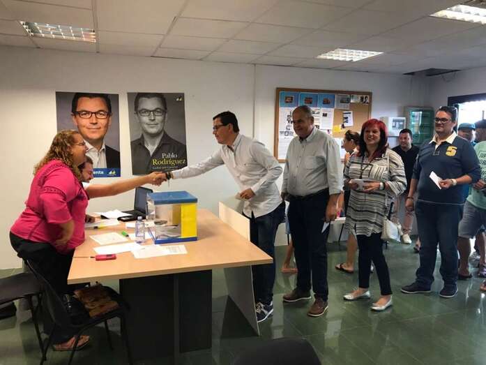 Archivo: Elecciones en CC para elegir a su nueva ejecutiva meses atrás (Foto TA)