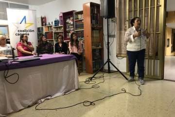 Acto organizado por CC de Telde con motivo del Día Internacional de la Mujer (Foto TA)