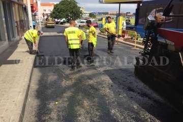 El Calero: Llega el codiciado asfalto y se reordena el tráfico de varias calles (Foto TA)