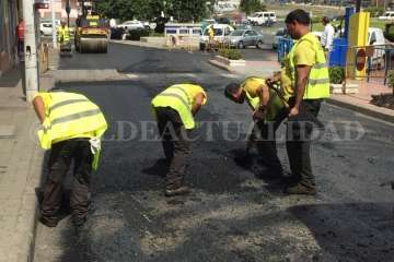 El Calero: Llega el codiciado asfalto y se reordena el tráfico de varias calles (Foto TA)