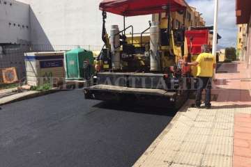El Calero: Llega el codiciado asfalto y se reordena el tráfico de varias calles (Foto TA)