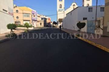 El Calero: Llega el codiciado asfalto y se reordena el tráfico de varias calles (Foto TA)