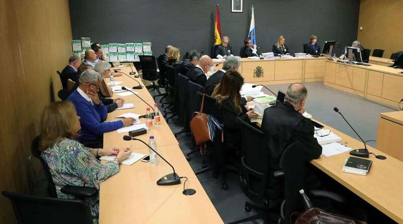 La sala durante la última sesión del juicio celebrada este lunes (Foto Efe)
