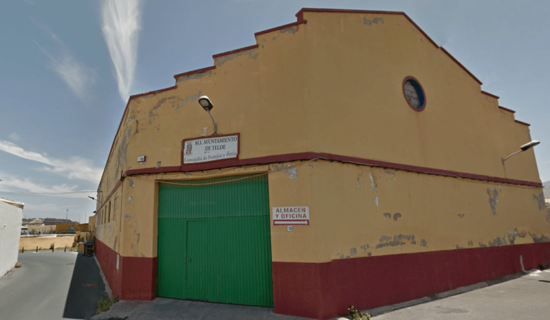 Imagen de la antigua nave de Festejos en El Caracol (Foto Google Maps)