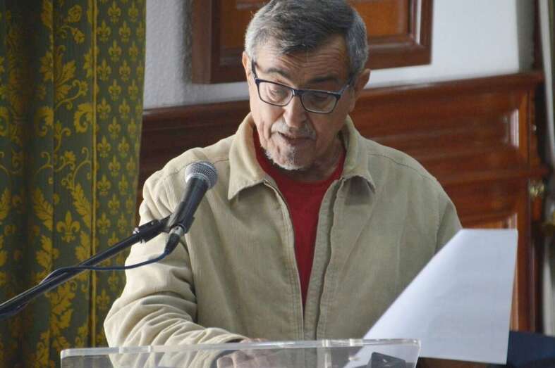 Sindo Hernández, este viernes durante su intervención en el Pleno (Foto TA)