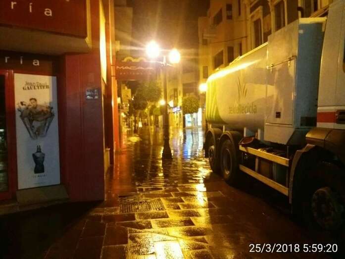 Las labores de limpieza duraron cuatro horas (Foto TA)