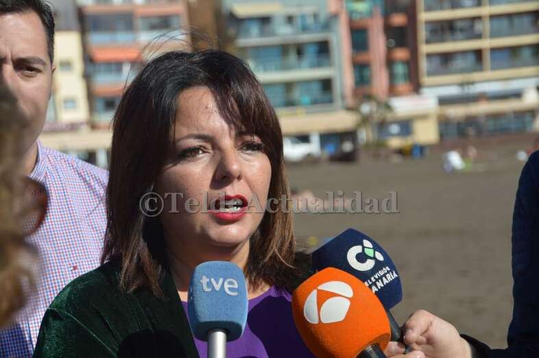 Gloria Cabrera, concejala de Playas del Ayuntamiento de Telde (foto TA)