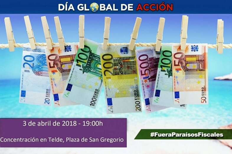 Cartel de la concentración (Foto TA)