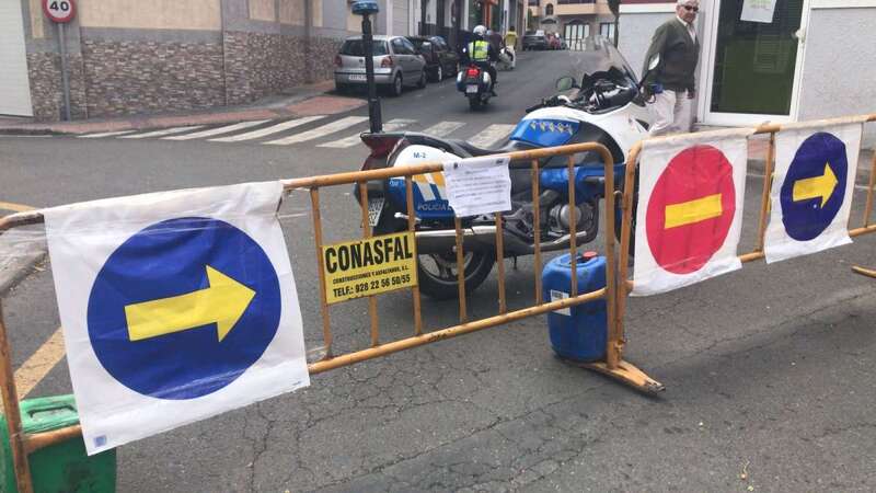Las obras han motivado el cierre de calles (foto TA)