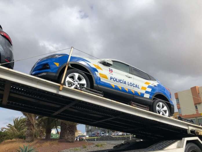 Imagen de uno de los nuevos vehículos de la Policía Local de Telde (Foto TA)