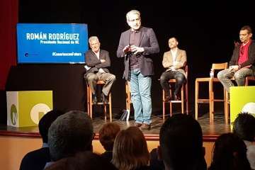 Encuentro abierto #Canariasconfuturo de Nueva Canarias en Gáldar (Foto TA)