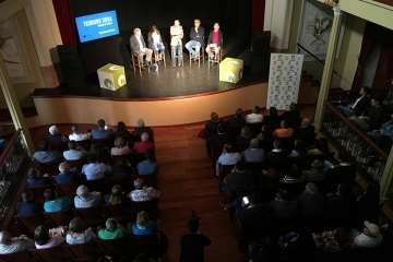 Encuentro abierto #Canariasconfuturo de Nueva Canarias en Gáldar (Foto TA)