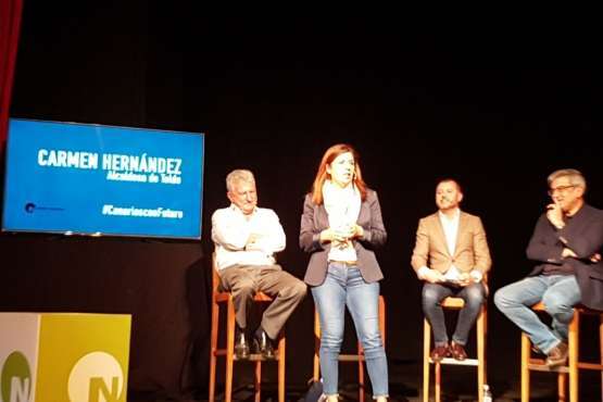 Encuentro abierto #Canariasconfuturo de Nueva Canarias en Gáldar (Foto TA)