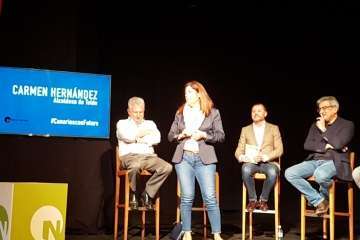 Encuentro abierto #Canariasconfuturo de Nueva Canarias en Gáldar (Foto TA)