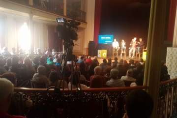 Encuentro abierto #Canariasconfuturo de Nueva Canarias en Gáldar (Foto TA)