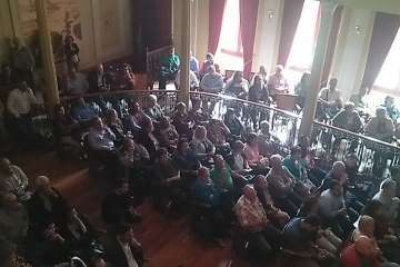 Encuentro abierto #Canariasconfuturo de Nueva Canarias en Gáldar (Foto TA)