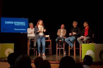 Encuentro abierto #Canariasconfuturo de Nueva Canarias en Gáldar (Foto TA)