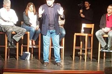 Encuentro abierto #Canariasconfuturo de Nueva Canarias en Gáldar (Foto TA)