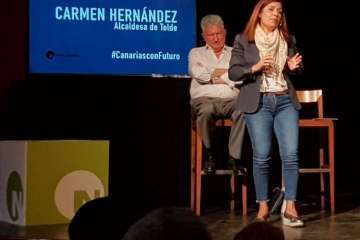 Encuentro abierto #Canariasconfuturo de Nueva Canarias en Gáldar (Foto TA)