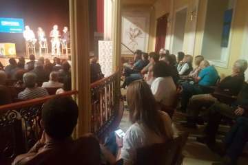 Encuentro abierto #Canariasconfuturo de Nueva Canarias en Gáldar (Foto TA)