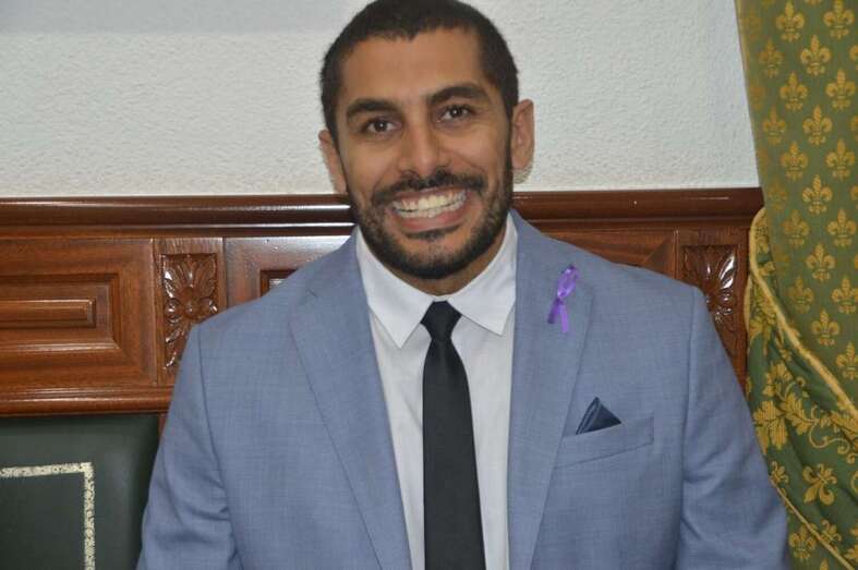 Abraham Santana, concejal de Tráfico del Ayuntamiento de Telde (Foto TA)