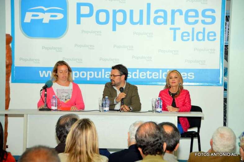 Imagen de archivo de una reunión en Telde de miembros de la ejecutiva regional e insular del PP (Foto TA)