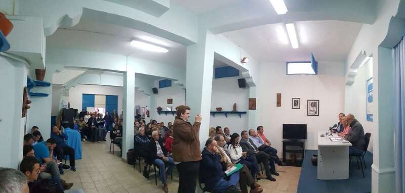 Momento del comité conjunto del PP de Telde y de Gran Canaria (Foto TA)