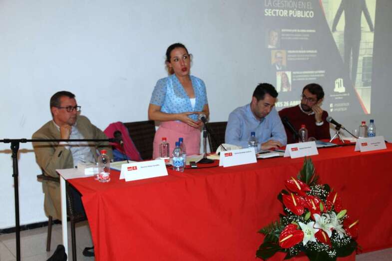 La diputada regional del PSC-PSOE, Patricia Hernández, fue una de las ponentes (Foto Jesús Ruiz Mesa)