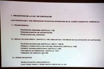 El PSOE acerca a Telde los retos de la nueva Ley de Contratos en el sector público (Foto Jesús Ruiz Mesa)