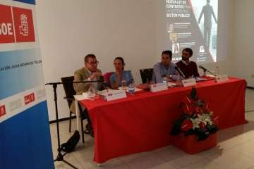 El PSOE acerca a Telde los retos de la nueva Ley de Contratos en el sector público (Foto Jesús Ruiz Mesa)