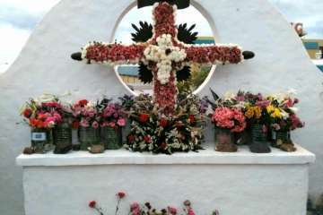 Enramado de la Cruz de Jerez (Foto TA)