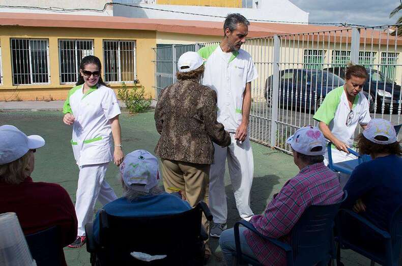 Imagen de archivo de una actividad en el Centro de Día de Alzheimer de Telde