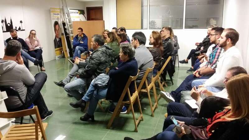 Imagen de archivo de un consejo político de CC de Telde (Foto TA)