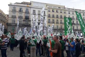 Telde apoya en Madrid la jubilación anticipada de los policías locales (Foto TA)