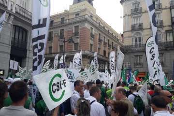 Telde apoya en Madrid la jubilación anticipada de los policías locales (Foto TA)