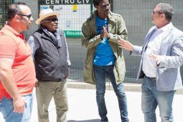 El PSOE de Telde, en el Día de la Rosa (Foto TA y Acfi Press)