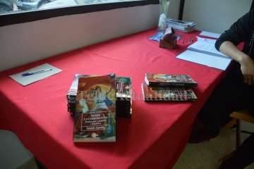 Presentación del libro de Antonio Aguado en la sede socialista de Telde (Foto TA)