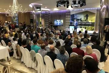 Firma del acuerdo preelectoral entre CC y Unidos por Gran Canaria (Foto TA)